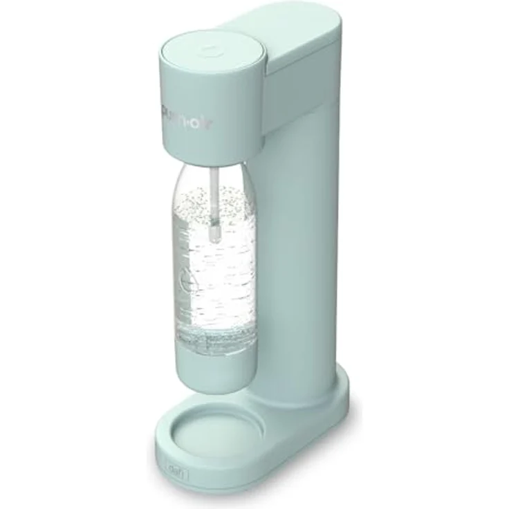 DAFI PushAir Siphon Mint, Wasser-Saturator Komplettset mit CO2 Patrone und 0,7L Flasche für prickelndes Wasser zuhause – Bild 4