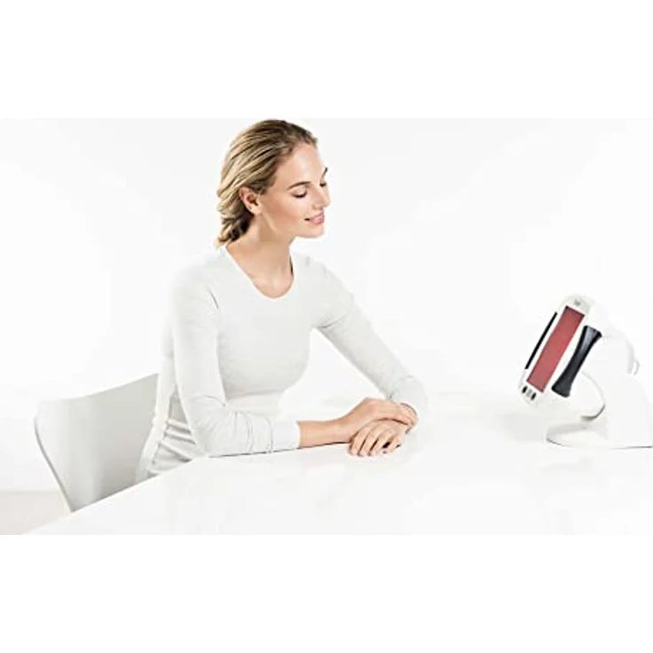 Beurer IL 50 Infrarot-Wärmestrahler, Medizinprodukt zur Behandlung von Erkältungen und Muskelverspannungen, Infrarotlampe mit 300 Watt Leistung 100% UV-Blocker und stufenlos verstellbarem Schirm – Bild 4