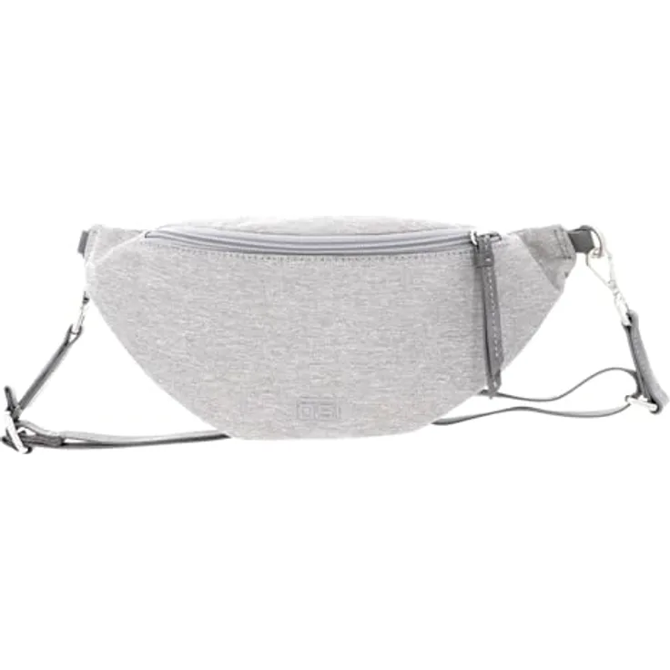 Jost Bergen Gürteltasche, 30 cm, grau, 100% Polyester, kompakte Umhängetasche