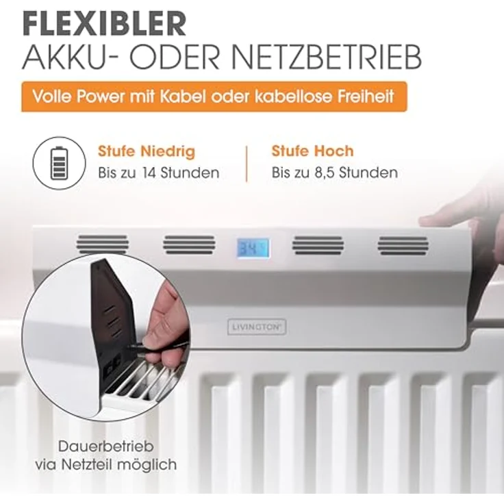 Livington SmartAir Heizverstärker - Heizstrahler - bessere Heizleistung – Bild 6