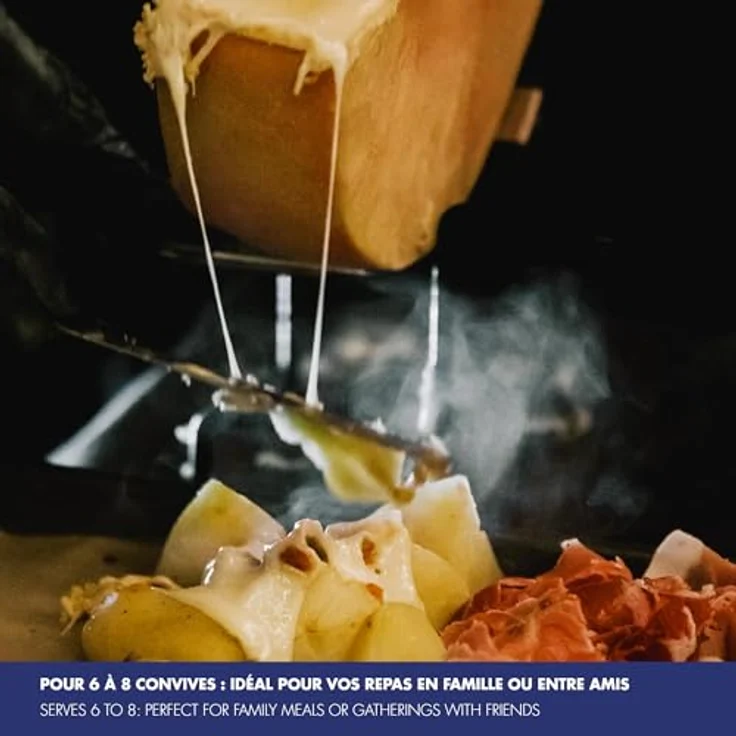 Louis Tellier ? Raclette Alpage Signature Basalt ? Größe passend für jede Portion von Schleifscheiben ? 6 bis 8 Personen ? beheizbare Rampe höhenverstellbar ? Sicherheitsschalter ? 230 V – Bild 7