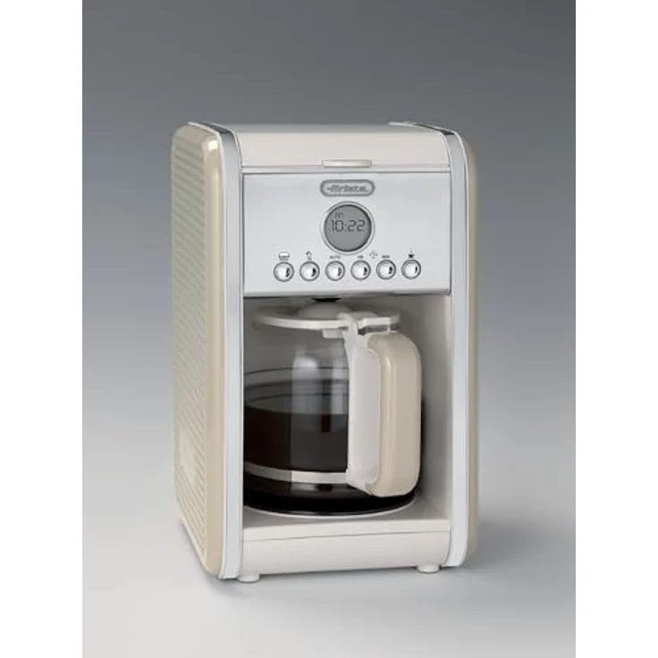 Ariete 1342-03-beige 1342 1342CR 12-Tassen-Kaffeemaschine Vintage, 2000 W, creme, Kunststoff – Bild 3