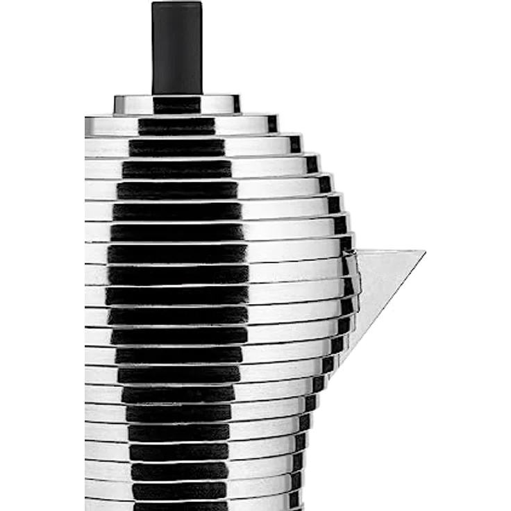 Alessi Kaffeekanne, schwarz, Aluminium, 5.4 x 14.5 x 33.5 cm – Bild 7