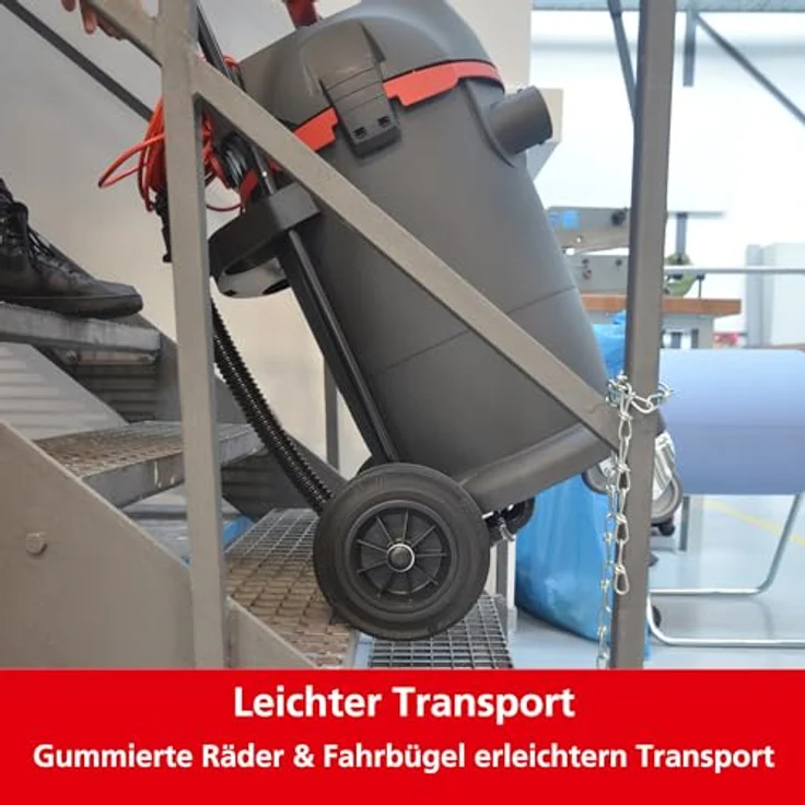 Starmix uClean LD-1445 Wet, Nass-/Trockensauger mit 1400 W, 45 L Behälter, Power-Modus, Ablassschlauch, made in Germany – Bild 4