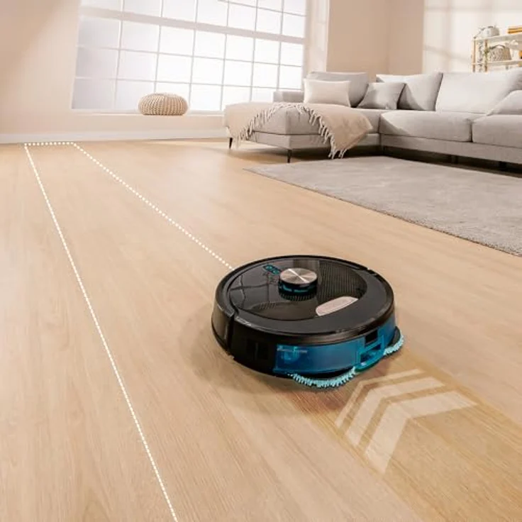 Cecotec Conga M100 Spin AI, Beutelloser Saugwischroboter mit 20.000 Pa, schwarz, App-Steuerung, 220 min Akkulaufzeit, für Flächen bis 220 m² – Bild 10