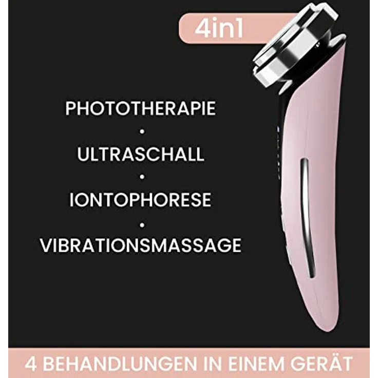 Beautifly Elektrische Gesichtsreinigungsbürste B-GLOSSY-BLUSH mit nadelloser Mesotherapie und Ultraschall-Mikromassage – Bild 4
