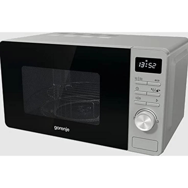Gorenje MO20A4X Mikrowelle mit Grill, Standgerät, 20 Liter Garraum, 1280 Watt, schwarz, metallisch – Bild 4