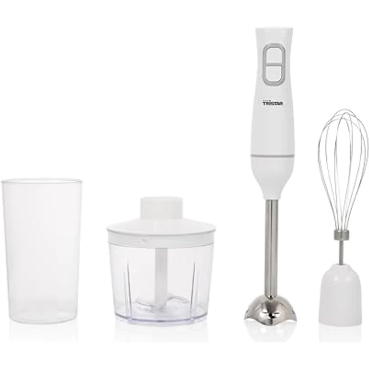 TriStar Stabmixer MX-4881 Weiß, Stabmixer-Set mit 350 Watt Leistung und praktischem 500 ml-Messbecher – Bild 2