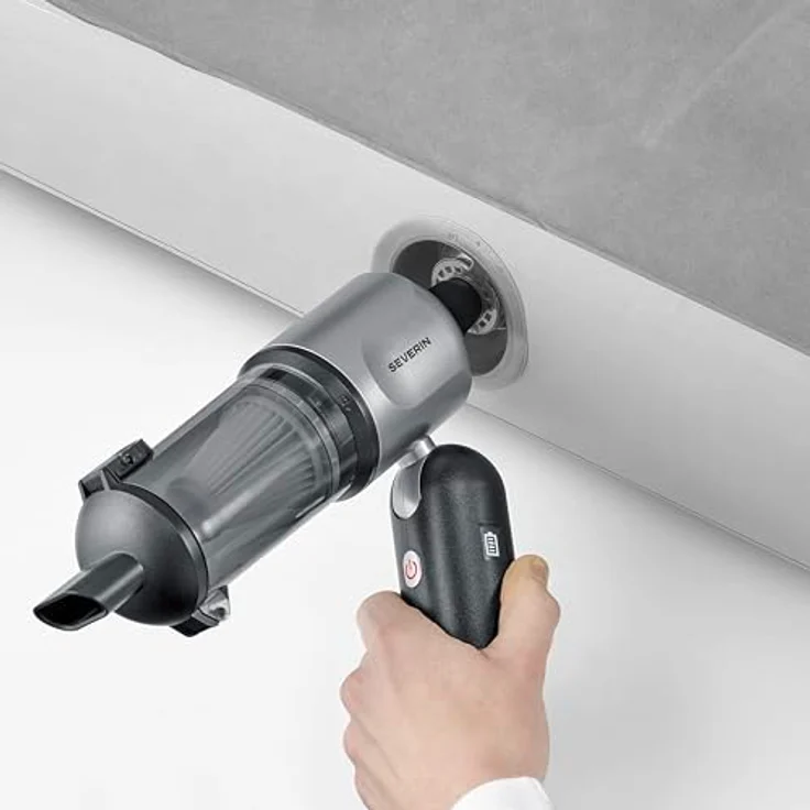 SEVERIN Handstaubsauger S-Power DuoBoost HV 7149, 3-in-1 Multifunktion mit Hochgeschwindigkeitsmotor und 9 Profi-Aufsätzen – Bild 6