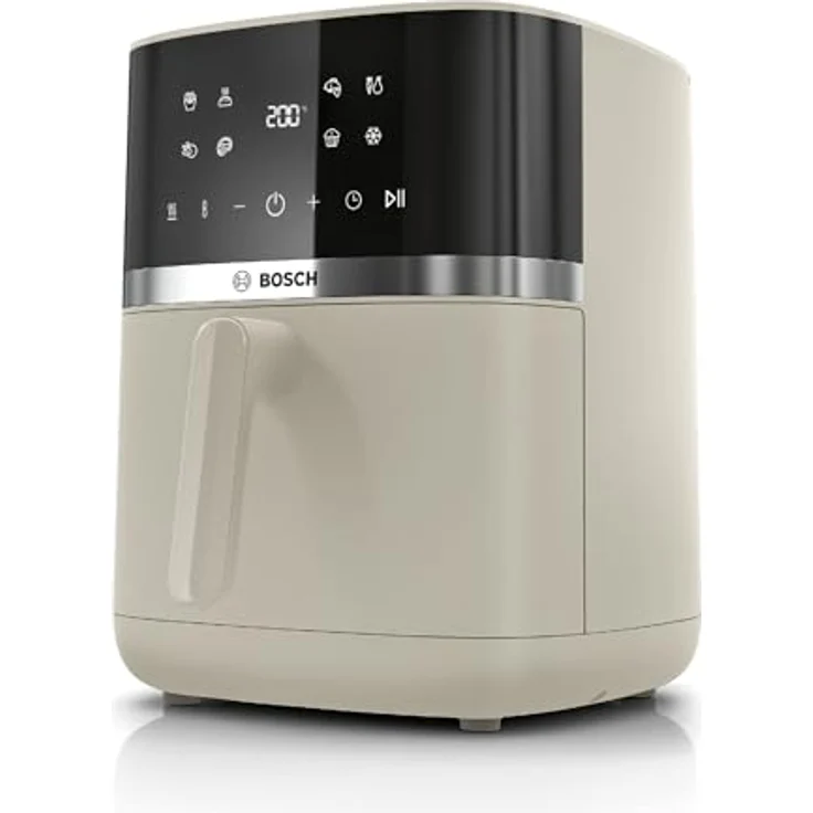 BOSCH Heißluftfritteuse Air Fryer Serie 4 MAF462C0, 6,1l, 2050 W, 7 Programme, Creme, mit Auftaufunktion, spülmaschinengeeignet – Bild 2