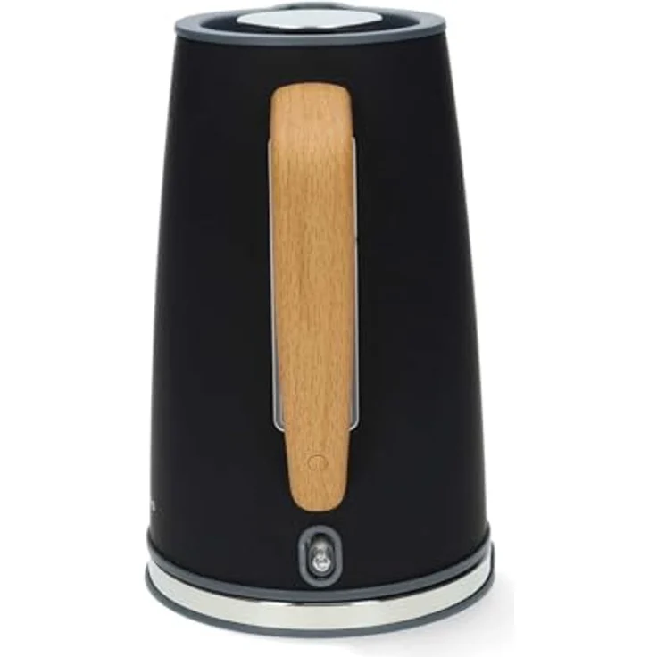 GASTRONOMA Wasserkocher 18130006, 2.7 l, 2200 W, Edelstahl mit Soft-Touch-Oberfläche und Holzoptik-Akzenten – Bild 3