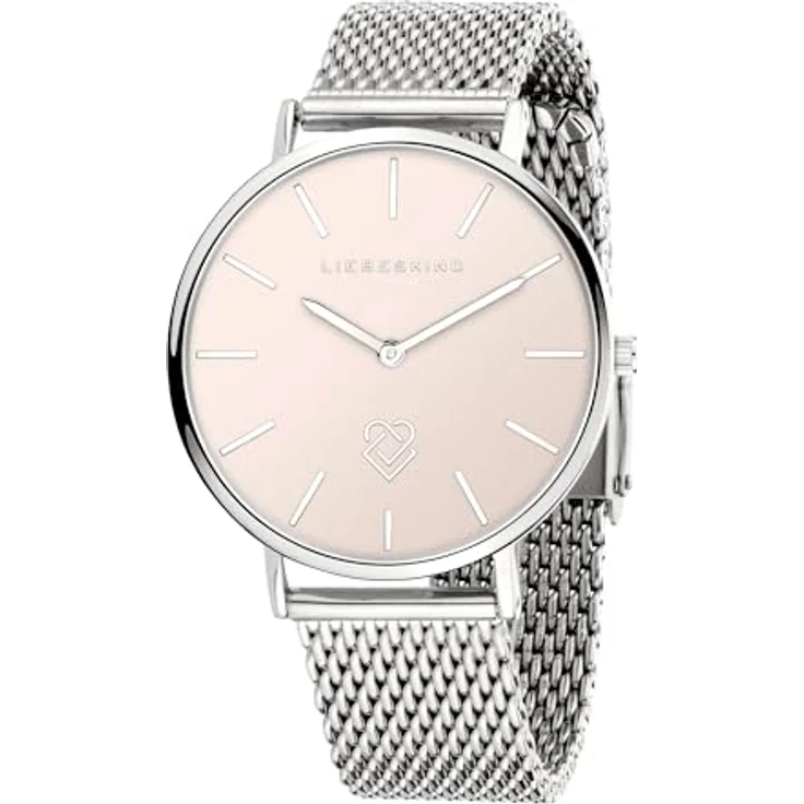 Liebeskind Berlin LT-0398-MQ, Quarz-Damenuhr mit Edelstahlgehäuse und -band, silber, 34 mm, wasserdicht bis 5 bar – Bild 2