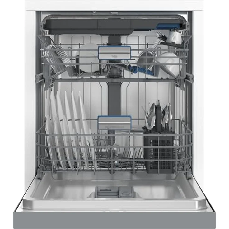 Beko BDDN36561XP Geschirrspüler, 15 Maßgedecke, HomeWhiz App, Edelstahl, 41 dBA, flexible Korbsystem, 11 Programme – Bild 5