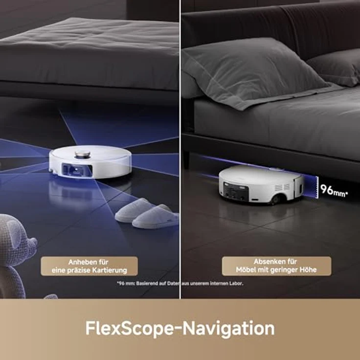 MOVA Z60 Ultra Roller Complete, Saugroboter mit 28.000 Pa Saugkraft, Warmwasser-Wischsystem und App-Steuerung – Bild 8