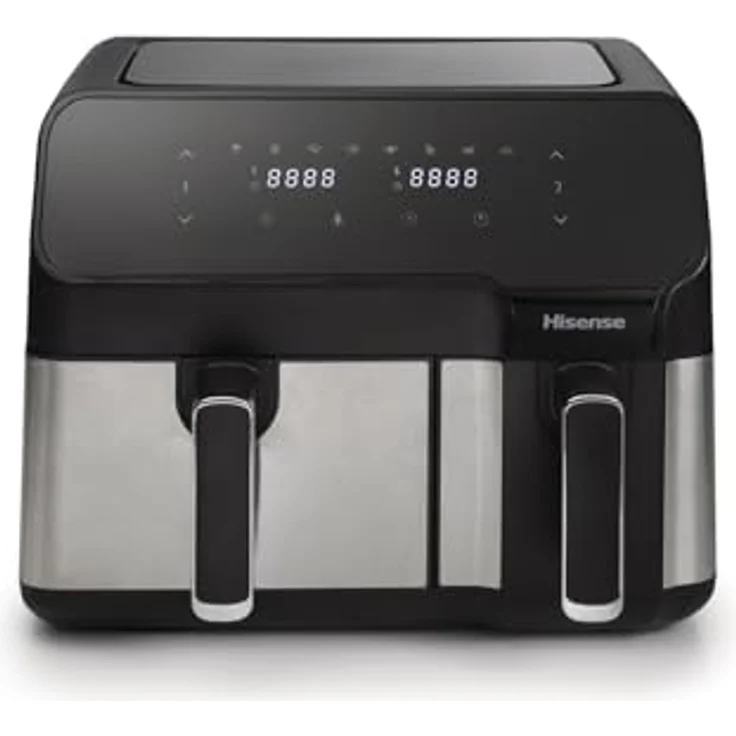 Hisense HAF2900D Fritteuse Dual Schwarz LED mit 8 automatischen Programmen – Bild 3