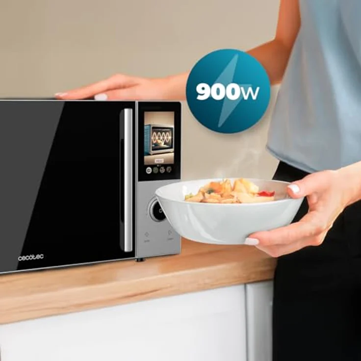 Cecotec Mikrowelle Convection 2500 Touch, 25 Liter, 900 W, mit Grillfunktion und Touch-Bedienung – Bild 4