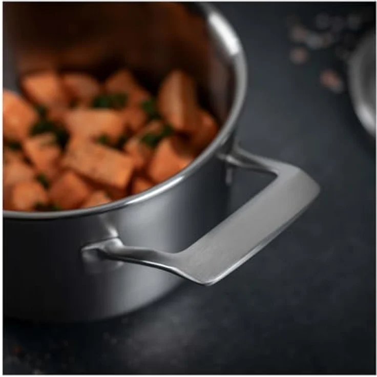Kuhn Rikon CULINARY FIVEPLY Kochtopf 3.4 L, 20 cm, Edelstahl, unbeschichtet – Bild 5