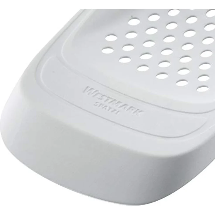 Westmark Spätzlereibe mit flexiblem Schaber, Kunststoff, Spatzl, Weiß-Grau, 61132270 – Bild 5