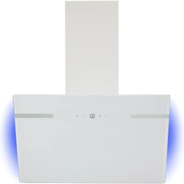 PKM Schräghaube S47-60AWTH, 60 cm Dunstabzugshaube mit Touch Control, weißen Glasfront und LED-Beleuchtung, Energieeffizienzklasse A – Bild 3