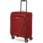 Travelite Handgepäck Koffer Jetpack Rot, 4 Rollen, integriertes Zahlenschloss, 55x40x20 cm, 37 l, 1,9 kg