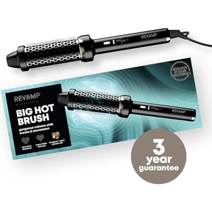 Revamp BR-1400A-EU Progloss Big Hot Brush, Warmluftbürste mit 40 mm Durchmesser und gleichmäßiger Wärmeverteilung – Bild 8