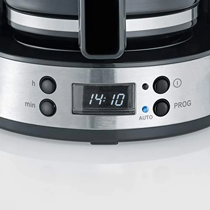 SEVERIN Kaffeeautomat mit Timer''TYPE Switch'', ca. 1000 W, bis 10 Tassen, AromaSwitch, beidseitige Wasserstandsanzeige, automatische Abschaltung, Schwenkfilter 1 x 4 mit Tropfverschluss 4826 – Bild 5