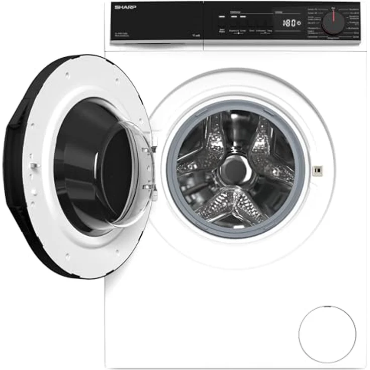 Sharp ES-PRO714WA-DE, 7 kg Waschmaschine mit SoftTouch-Bedienung, AquaStop, 1400 U/min und 15 Programmen – Bild 3