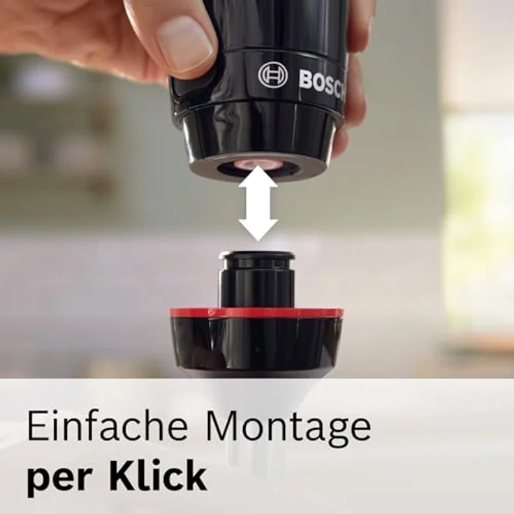 Bosch Hausgeräte Serie 4, Stabmixer, ErgoMaster, 1000 W, Schwarz, anthrazit, MSM4B6V2, Stabmixer, Schwarz – Bild 6