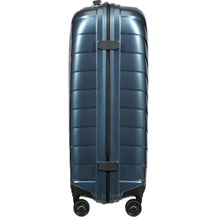 Samsonite Attrix - Spinner M, Koffer, 69 cm, 73 L, Blau (Stahlblau) - Robuster Mittelgroßer Koffer mit Roxkin Material und Doppelrohr-Zuggriff - Preisvergleich – Bild 3