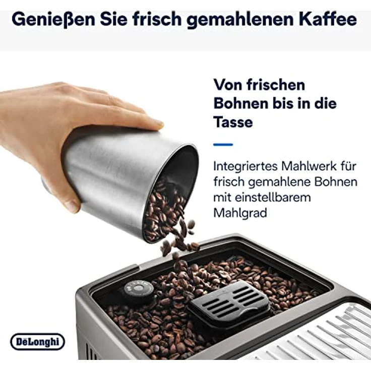 De'Longhi Dinamica Plus ECAM 376.95.T Kaffeevollautomat Titanium – Bild 3