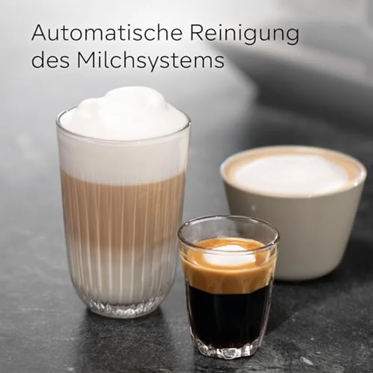 Siemens Kaffeevollautomat EQ700 integral Edelstahl TQ717D03, 36 Heiß- und Kaltgetränke, Home Connect, Silber – Bild 10