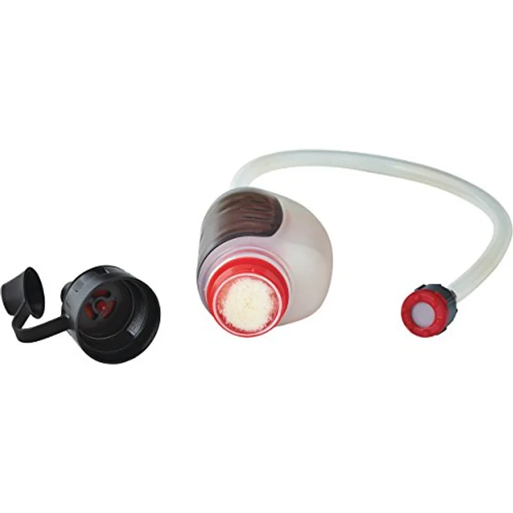 MSR TrailShot Mikrofilter, kompakter Wasserfilter mit Hohlfasertechnologie, 1 L/min Durchflussrate, für 2000 Liter Wasser – Bild 3
