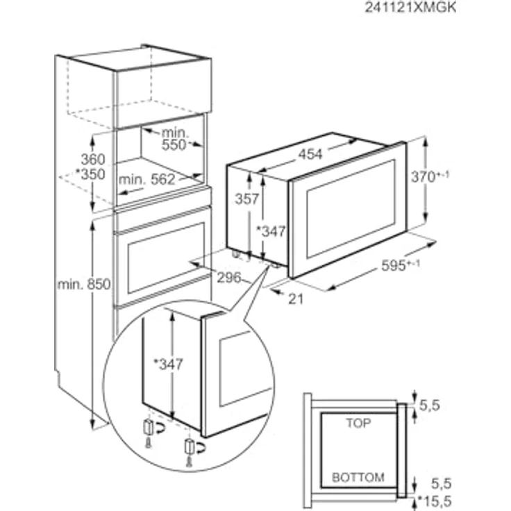 AEG Mikrowelle NMB6S171SB, 17 l, mit Kindersicherung, Elektronikuhr und Quick-Start-Funktion, Problack – Bild 8