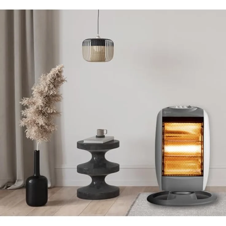 NEO TOOLS Infrarot Standheizstrahler, Heizer Halogen Heizung 3 Heizstufen, leiser Betrieb, energieeffizient - für Büro, Wohnzimmer, Schlafzimmer (90-114) – Bild 3
