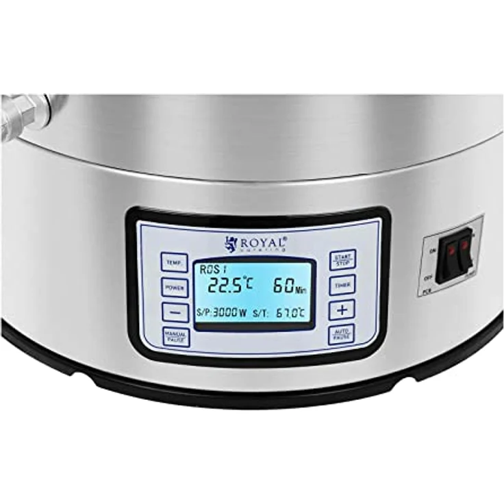 Royal Catering RCBM-42N Braukessel Bierbrauanlage Maischekessel Heimbrauanlage Bierbraukessel Bierbraugerät kleine Brauanlage Braukessel Edelstahl 60 L – Bild 2