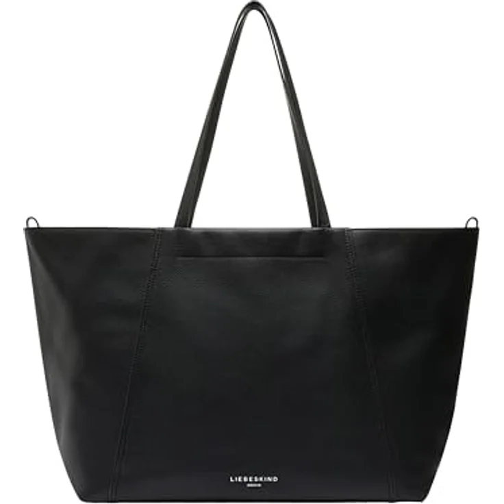 Liebeskind Chudy Shopper Tasche L, 100% Leder, 57 cm x 19 cm x 31 cm, schwarz – Bild 1