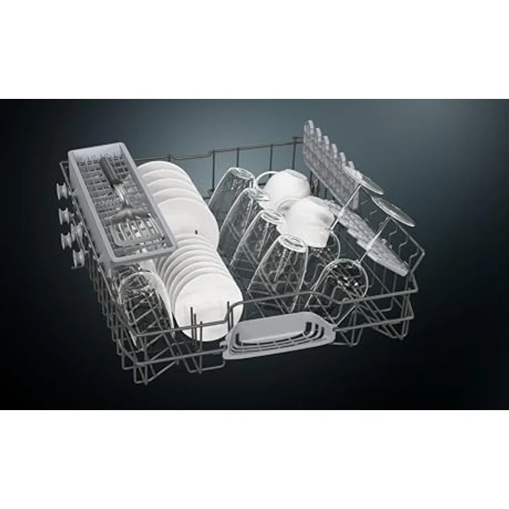 Siemens SN61HX01TE, Vollintegrierbarer Geschirrspüler, 60 cm, 13 Maßgedecke, Energieeffizienzklasse C, Home Connect, 46 dB – Bild 7
