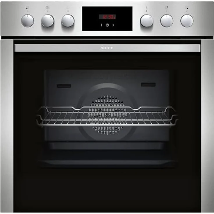 Neff Einbauherd-Set E1CCD2AN3 + M13R42N2, Elektrokochfeld mit 7 Beheizungsarten, Edelstahl, 71 l Nutzinhalt – Bild 2