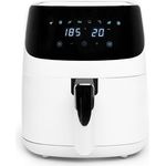 ONYX COOKWARE Heißluftfritteuse 5L – Fettarm frittieren, digital, kompakt, spülmaschinenfest, gesunde Alternative zum Frittieren
