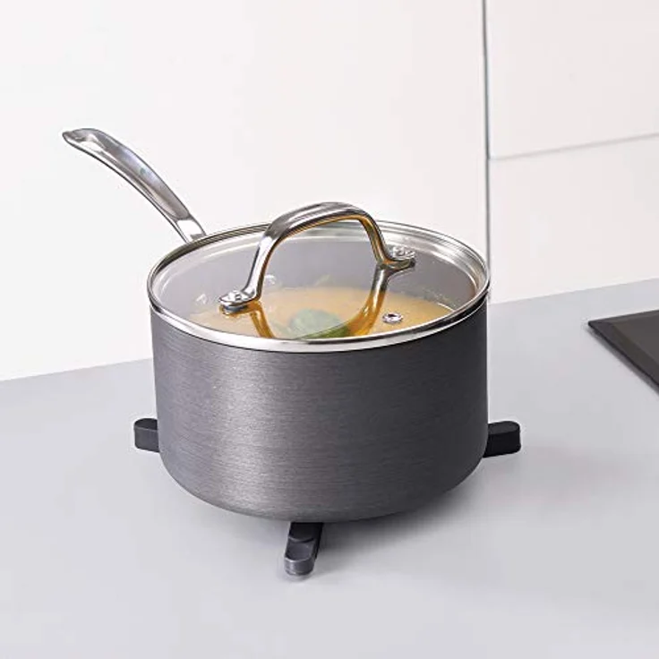 Joseph Joseph Axis - Ausklappbarer Topfuntersetzer aus Silikon - schwarz – Bild 2