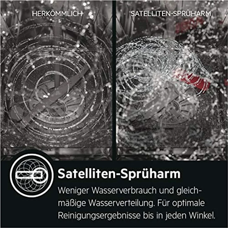 AEG 6000 SatelliteClean Standgeschirrspüler 60 cm AirDry MaxiFlex Besteckschublade FFB6491AZW Weiß - perfekte Trocknungsergebnisse – Bild 5