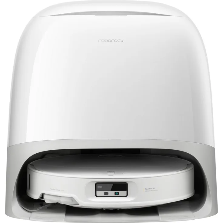 Roborock Qrevo Curv X, Saugroboter mit 18.500 Pa Saugkraft, Anti-Tangle-System, Adaptlift-Fahrwerk, Multifunktions-Dock 3.0, mit Beutel