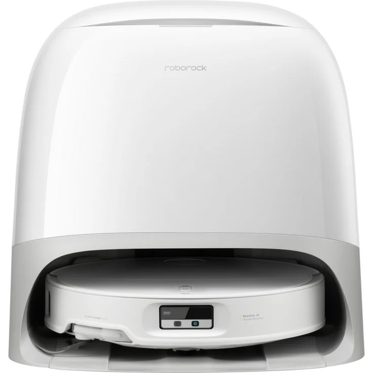 Roborock Qrevo Curv X, Saugroboter mit 18.500 Pa Saugkraft, Anti-Tangle-System, Adaptlift-Fahrwerk, Multifunktions-Dock 3.0, mit Beutel