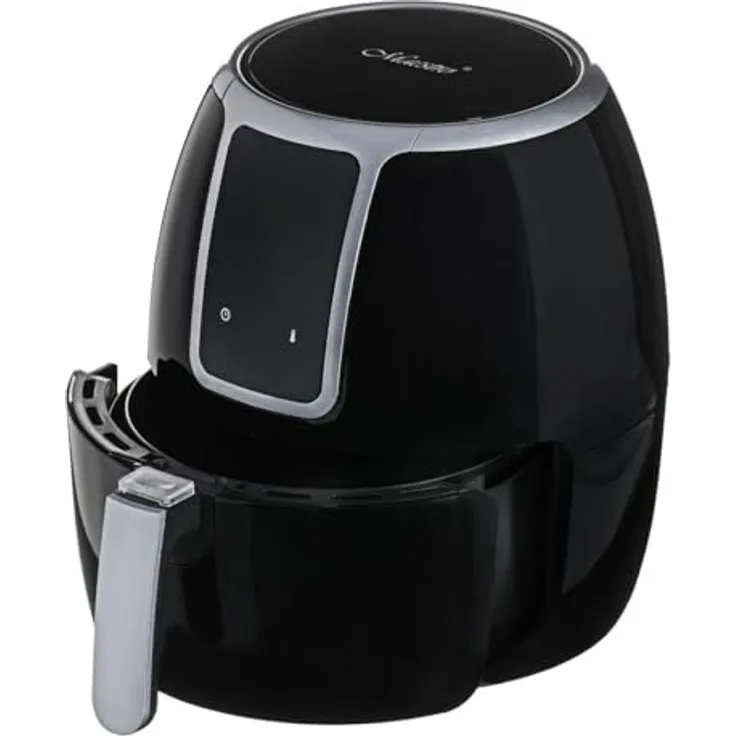 Feel Maestro MR-756 Fritteuse ohne Öl Schwarz 1300 W 3,7 l, Flexible Gestaltung, Hochwertige Material