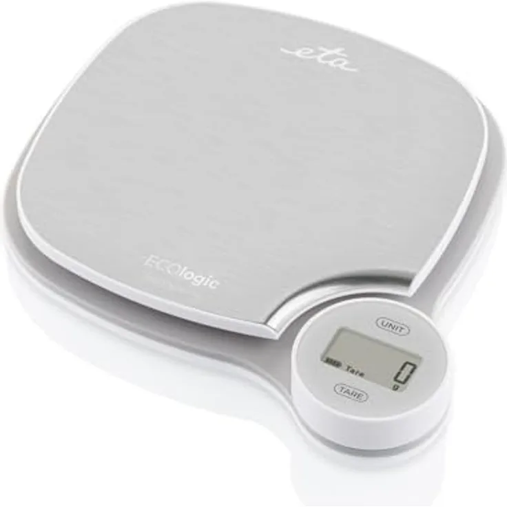 ETA Kitchen scale 477090000 ECOlogic Graduation 1 g Display type LCD Stainless Steel, Küchenwaage