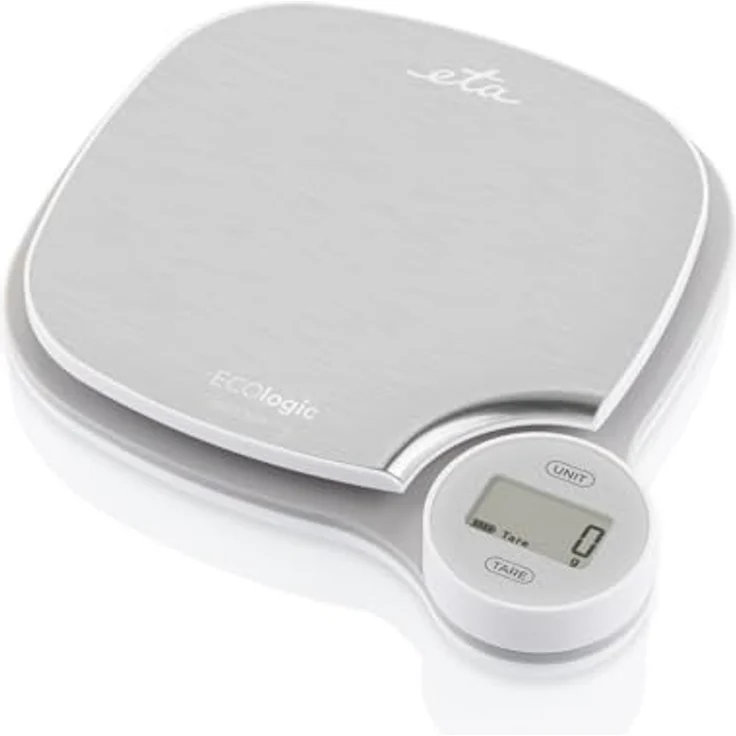 ETA Kitchen scale 477090000 ECOlogic Graduation 1 g Display type LCD Stainless Steel, Küchenwaage – Bild 1