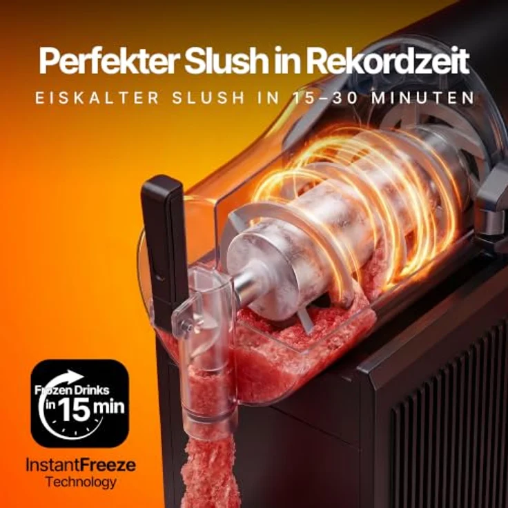 Seeger SuperSlush Twin, Slush-Eismaschine mit 2 separaten 2-Liter-Behältern und InstantFreeze-Technologie – Bild 7