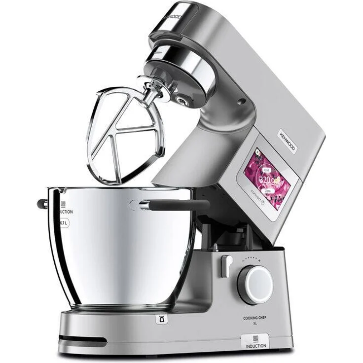 Kenwood KCL95.004SI Cooking Chef XL Küchenmaschine, 1500W, 6,7L Schüssel, silber, Serie: Titanium Chef XL – Bild 2