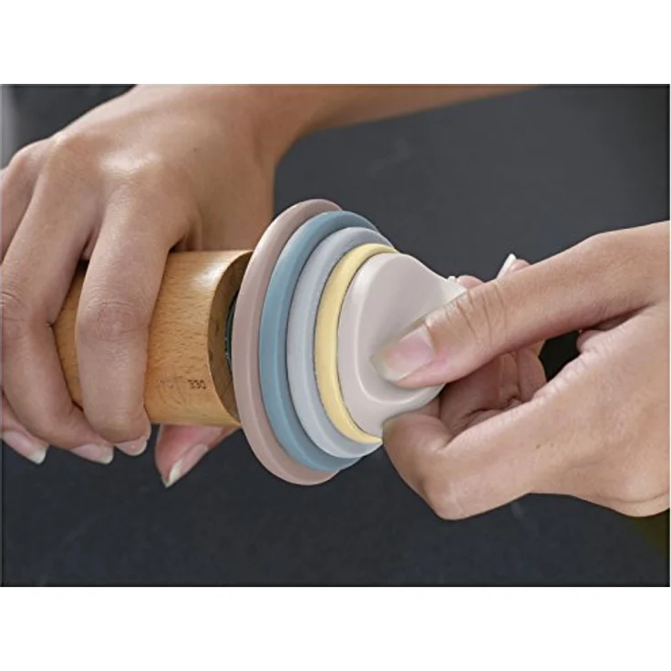 Joseph Joseph Einstellbares Nudelholz, 9 Einheiten - pastellfarbig – Bild 3