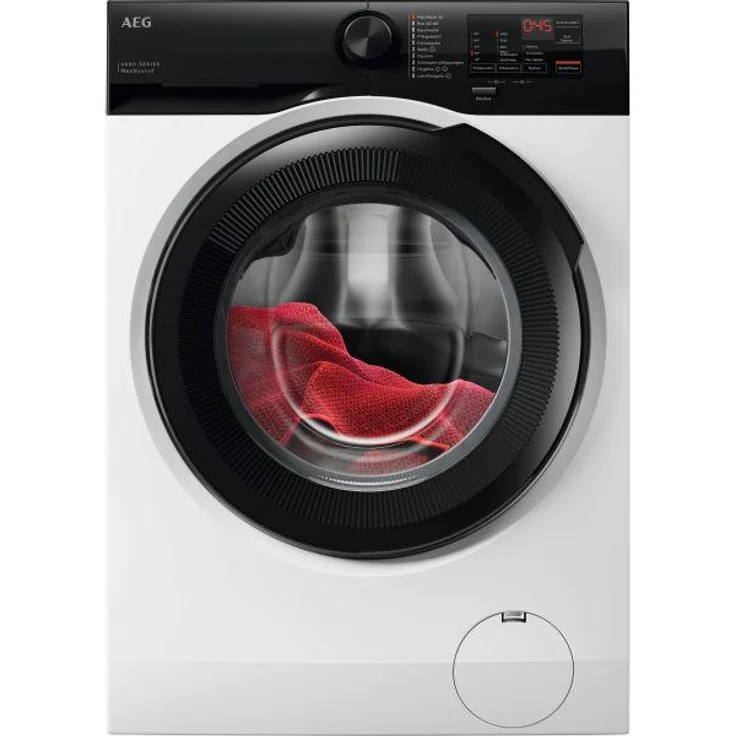 AEG LR6A5E490, Frontlader Waschmaschine mit 9 kg Kapazität, B Energieeffizienz, 1400 RPM, Hygiene- und MaxWash Programm
